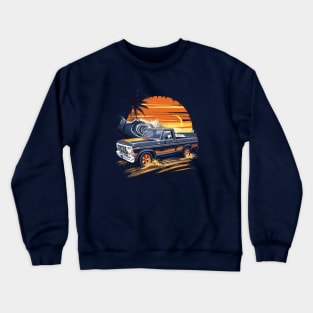 Ford Truck Vintage Highboy Design Crewneck Sweatshirt